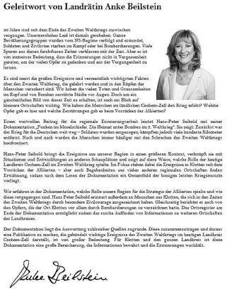 Geleitwort der Landrätin Anke Beilstein